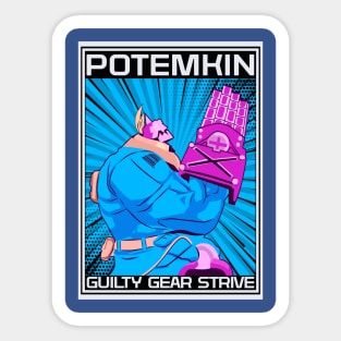 Potemkin comics style Sticker